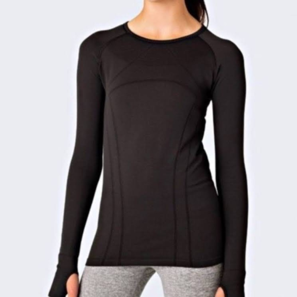 IVIVVA black athletic long sleeve (size girls 10)